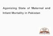 Agonizing State of Maternal and Infant Mortality in Pakistan State of Maternal - 235 .pdfMaternal mortality rate (276 deaths/100,000 live births). (PDHS 2012-13) In Pakistan the number