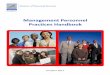 Management Personnel Practices Handbook · 2017-11-16 · Temporary Contract Management - an employee, classified or certificated, who holds a . designated management position and