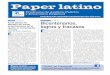 Paper latino - CADAL · 2017-10-18 · Paper latino. Programa de Análisis Político . y Económico Regional. RepoRte del segundo tRimestRe del Año 2010. Bicentenarios, logros y