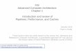332 Advanced Computer Architecture Chapter 1 Introduction and …phjk/AdvancedCompArchitecture/Lectures/... · 2019-01-13 · January 2019 Paul H J Kelly These lecture notes are partly