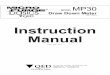 Instruction Manual - QED Environmental Systems · QED Monitoring System WARRANTY QED ENVIRONMENTAL SYSTEMS, INC. ("QED") warrants to the original purchaser of its products that, subject
