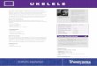 Hoja de curso Ukelele20- Ritmos y rasgueos - Teoría musical - Técnicas básicas en ukulele CONTENIDOS: - Intervalos - Formación de acordes - Géneros musicales - Historia del instrumento