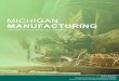 Michigan Manufacturing Industry Cluster Workforce Analysis · • Manufacturing is a vital part of the Michigan economy. Over 600,000 workers are employed in the Manufacturing cluster,