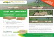 Jute Mat Squares - Aussie Environmental · Jute Mat Squares 370mm x 370mm 600mm x 600mm 100% Biodegradable Available Sizes: (Sold In Bundles of 50) Jute mat is a bio-degradable fabric