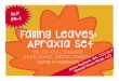 Falling Leaves: Apraxia Set...play print all leaves. Students can either play with a single-sheet tree in front of them or with a poster size tree. I print the poster size tree, attach
