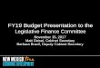 FY19 Budget Presentation to the Legislative Finance Committee 111417 Item 17 EDD... · 2017-11-15 · FY19 Budget Presentation to the Legislative Finance Committee. November 15, 2017
