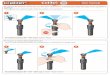 Colibrì User manual - Claber · User manualUser manual Page 1 To change the direction of the jet, turn the stem clockwise or anticlockwise while the body of the sprinkler is held