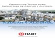 Azúcar y Alcohol - TEADIT · 2018-10-11 · Productos Teadit para Industrias de Azúcar y Alcohol Cuadro orientativo de especificación de productos TEADIT para sellado de fluidos