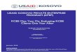 USAID KOSOVO PRIVATE ENTERPRISE TITLE OF STTA REPORT · • Focus on demand-driven enterprise development; • Cultivate more competitive and market-focused associations, business