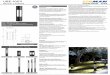 UBE-10011 - Ligman Lighting USA · PDF file UBE-10011 Benton 2 Bollard Ligman Lighting USA reserves the right to change speci˜cations without prior notice, please contact factory