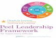 Climate for Learning Leadership for Learning Teaching and ... · Teaching and Learning Peel Leadership Framework for Supervisory Officers. 3 Peel Leadership Framework ... Advocacy