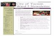 City of Tucson Ward 5 Newsletter · 2014-10-29 · Volume 5, Issue 4 Page 2 Ward 5 News Recent Economic Developments Brings New Jobs to Tucson I would like to welcome three new businesses
