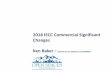 2018 IECC Commercial Significant Changes Ken Baker (thanks ...€¦ · NA for MT - 2015 High Albedo Roofs – Exceptions C402.3 • Portions of roofs that include or are covered by: