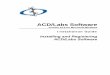 ACD/Labs Software Installation Guide (ver. 12) · software shortcuts are registered. For More Information… To see the latest in ACD/Labs software and services, please visit our