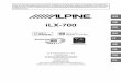 EN DE iLX-700 - Alpine Europe · alpine ilx-700 qrg 68-24567z83-a en de fr es it se nl ru pl for car use only/nur fÜr automobil gebrauch/pour application automobile uniquement/ para