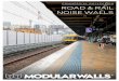 COMMERCIAL COLLECTION ROAD & RAIL NOISE WALLS · matches traditional block or concrete solutions in durability and design life, with an unparalleled focus on quality and delivery