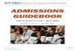 EVMS MPA Program Admissions Guidelines | 2019-2020...standards in medical and health professions education, research, and patient care. We value creating and fostering a diverse and