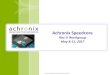 Achronix Speedcore - RISC-V · 2017-05-26 · High throughput, Low latency, Coherent, Programmable Acceleration An Achronix Speedcore IP with a 128b interface @ 600 MHz 768 Gbps with