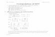 Computation of DFT - VLSI Signal Processing Lab, EE, NCTUtwins.ee.nctu.edu.tw/courses/dsp_16/Class note/dsp9.pdf · 2016-02-15 · DFT as a Linear Transformation Matrix representation