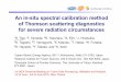 An in-situ spectral calibration method of Thomson ... Meeting... · An in-situ spectral calibration method of Thomson scattering diagnostics for severe radiation circumstances 1H