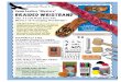 Leathercraft Projects To-Go€¦ · OBJECTIVE: Students will learn to stamp and form leather into a useful and decorative project. Lesson includes history and new vocabulary words