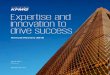 Expertise and innovation to drive success · 2020-04-01 · innovation to drive success Annual Review 2016. KPMG is a global network of professional firms providing Audit, Tax and