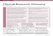 Clinical Research Glossary - Jane Ganterjaneganter.com/crastudentwriters/clinresearchterms_cdisc.pdf · investigator brochure, literature review, history, rationale, or other documentation