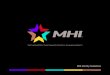MHI Identity Guidelines · 4 Table of Contents Basic Elements The Icon MODEX6 Basic Logo 7 Safety Area 8 Color 9 ... Written Guidelines 32 Social Media 33 Survey Themes 34 MHI Trade