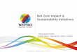 Net Zero Impact & Sustainability Initiatives Initiatives... · • Wipro- BIOME study to understand water trail in and around Bangalore and Chennai campuses • Target to achieve