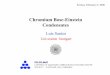 Chromium Bose-Einstein Condensates · Chromium Bose-Einstein Condensates Luis Santos Universität Stuttgart. Chromium BEC BEC of Chromium atoms [Griesmaier et al., PRL 94, 160401