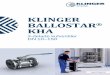 KLINGER BALLOSTAR KHA» Antistatisk konstruktion enligt ISO 7121/EN 1983 » Kan integreras i automationssystem i efterhand (toppfläns enligt EN ISO 5211) SPECIALTYPER » Metallsäte