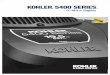 KOHLER 5400 SERIES - Lombardini S.r.l. · 2019-07-30 · *Based on preliminary testing and compared to the KOHLER Courage engine. Kohler Engines is a brand distributed by Lombardini