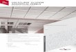 Ceiling USG ECLIPSE ILLUSION ACOUSTICAL · PDF file USG ECLIPSE™ ILLUSION™ ACOUSTICAL PANELS CLIMAPLUS™ PERFORMANCE FEATURES AND BENEFITS • A variety of face scores creates