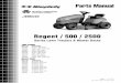 Regent / 500 / 2500 Series lawn Tractors & Mower Decksdl.owneriq.net/8/8e5ffd24-499a-416c-9d8d-86df1961b1ab.pdf · Parts Manual Rev. 03/2005 Regent / 500 / 2500 Series Lawn Tractors