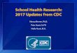 School Health Research: 2017 Updates from CDC...School Health Research: 2017 Updates from CDC Nancy Brener, Ph.D. ... 77% 75% 77% 70% 82% 94% 99% 92% 96% 97% Profiles Participation,