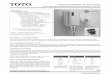 TOTO’S ECOPOWER FLUSH VALVES - Faucet DepotTOTO’S ECOPOWER® FLUSH VALVES™ Sensor High E˜ciency Urinal (HEU) Flush Valve, Exposed - 0.5 GPF SPECIFICATIONS Product TEU1LN#CP