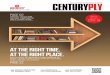 At the right place. · 2020-02-09 · Century Plyboards (India) Limited ANNUAL REPORT 2018-19 Page 02 Page 22 CENTURYPLY. The first name that comes to mind when you think of ‘plywood’