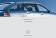 Operator’s Manual C-Class Wagon - Mercedes-Benz USA€¦ · Our company and staff congratulate you on the purchase of your new Mercedes-Benz. Your selection of our product is a