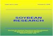 SOYBEAN RESEARCH · it has been also reported that some rhizobia possess ACC deaminase, which also facilitates symbiosis by decreasing ethylene levels in the roots of host legumes