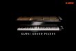 KAWAI GRAND PIANOS - kawaius.com · sophisticated piano-design tools of our day, each EX Concert Piano is conceived as a “next step” in the evolving art of the piano… each one