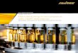 Detailed information Manufacturing in accordance with GMP … · 2012-11-02 · 1) In addition to Klübersynth UH1 6 polyglycol gear oils in the pharmaceutical industry, we offer