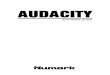 NUMARK Audacity Software Guide - v5.0 …2 GENERAL SOFTWARE NOTES Your USB turntable is compatible with any recording software that supports USB Audio devices. We have included Audacity,