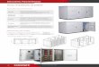 Especificaciones Técnicas 180 Soluciones Para Exteriores Inorax-10 Gabinetes de Exterior Especificaciones Técnicas Material Chasis: Aluminio Extruido, Puertas y paneles: Doble capa