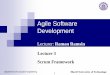 Agile Software Developmentsharif.edu/~Ramsin/Index_files/Asdlecture3.pdfAgile Software Development –Lecture 3 Department of Computer Engineering 3 Sharif University of Technology