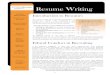 Resume Writing/media/Files/MSB/My... · 2020-02-05 · The chronological resume format should be used for all RecruitMcombs resume submissions. Functional Resume: Major skill-set
