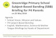 Greenridge Primary School Subject-Based Banding …...School Vision: Engaged Learners, Caring Leaders 17 Proposed Subject Combinations Offered for P5 classes in 2019 Course Subject