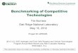 Benchmarking of Competitive Technologies...Benchmarking of Competitive Technologies Tim Burress Oak Ridge National Laboratory May 15, 2012 Project ID: APE006 This presentation does