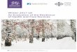 36034 Winter Resilience - GOV.WALES · period, and their role – and resilience - in managing risk during peaks in pressure. Specific examples where demand could be better managed
