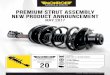 PREMIUM STRUT ASSEMBLY NEW PRODUCT … Nissan Frontier 2WD 4.0L – Exc Nismo, 2015-2009 Nissan Frontier 2WD 4.0L – Exc. Desert Runner & Pro-4X 272608 P QUICK-STRUT ASSEMBLY Front