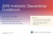 2019 Antibiotic Stewardship Guidebook Antibiotic dosing in this chart does not take into account renal or liver dysfunction. Empiric Antimicrobial Guidelines for Hospitalized Adults
